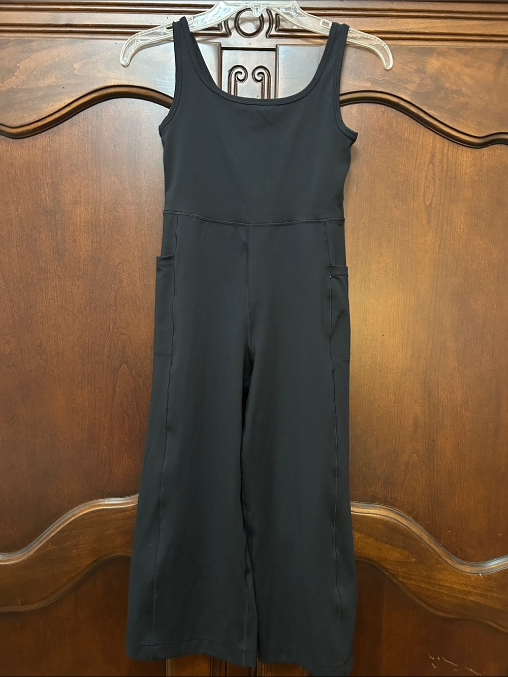 Girls 90 Degrees Black Wide-Leg Jumpsuit